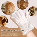 IMMHABI Hypoallergenic Pet Glove Wipes for Dogs & Cats, 50 Count - Image 5