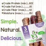 Nature Gnaws Beef Crunch Wrap Dog Chews, Trachea and Gullet 3 Count - Image 4