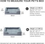 WNPETHOME Orthopedic Washable XL Dog Bed for Senior Dog Cozy Sleep - Image 6