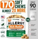 Dog Allergy Relief Chews 170 Count Anti Itch Skin & Immune Support for Dogs - Image 3