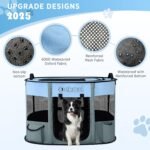 Foldable Pet Playpen, Portable Crate for Dogs & Cats, Indoor Outdoor Travel - Image 4
