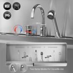 POLIMO LED Dog Washing Station, 304 Stainless Steel Pet Wash Sink - Image 6