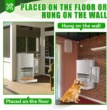 Chipak 16L Large Automatic Dog Feeder with Timer, Stainless Steel Pet Food Dispenser W/Programmable Feeding Schedule for Large Breed Dogs or Cats - Image 6