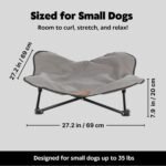 Trixie Camping Cot for Small Dogs up to 35 lb, 27.2" x 27.2" - Image 4