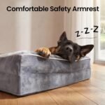 OhGeni Orthopedic Extra Large Dog Bed Couch, Memory Foam, 44×29Inch (Gray) - Image 4
