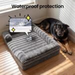 OhGeni Orthopedic Extra Large Dog Bed Couch, Memory Foam, 44×29Inch (Gray) - Image 7
