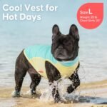 KYEESE Dog Cooling Vest Evaporative Turtleneck Dog Cooler Jacket for Summer - Image 6