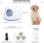 Dog Ball Launcher - Automatic Ball Thrower for Dogs, 3 Adjustable Distance Settings Dog Ball Thrower, Indoor Outdoor Interactive Fetch Machine Dog Toys for Small/Medium Sized Dog - Image 4