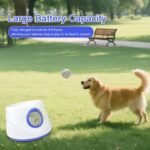 Dog Ball Launcher - Automatic Ball Thrower for Dogs, 3 Adjustable Distance Settings Dog Ball Thrower, Indoor Outdoor Interactive Fetch Machine Dog Toys for Small/Medium Sized Dog - Image 5