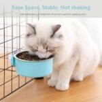 Stainless Steel Removable Pet Food Bowl, Anti-overturn Water Feeder Container, Suitable for Small Dog/Cat/Rabbit, 2 Set of Crate Bowls, Easy to Install and Clean - Image 6