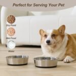Dog Bowls, Food Grade Stainless Steel for Food and Water, 2-Pack, 3 Cups - Image 4