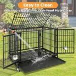 Homey Pet 42 inch Heavy Duty Double Dog Cage with Divider - Image 6