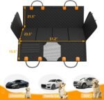 PETICON Dog Car Seat Cover for Back Seat, Hard Bottom Back Seat Extender - Image 3