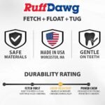Ruff Dawg Ruff-Flex Flying Fish Floating Dog Toy, MD, Assorted Colors - Image 8
