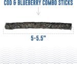 Icelandic+ 6 Count Cod & Blueberry Combo Sticks - Crunchy Dog Treats - Image 3
