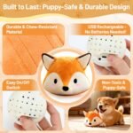 Interactive Fox Puppy Toy for Boredom Relief - Automatic Self-Moving, Bouncing & Vibrating with Sound for Entertainment & Play | Rechargeable & Chew-Resistant for All Breed Sizes - Image 5