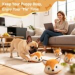 Interactive Fox Puppy Toy for Boredom Relief - Automatic Self-Moving, Bouncing & Vibrating with Sound for Entertainment & Play | Rechargeable & Chew-Resistant for All Breed Sizes - Image 6