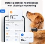 Tractive XL Smart Dog GPS Tracker | Live Pet Tracker with Virtual Fence | Vital Signs Monitoring of Heart & Respiratory Rate | Up to 6-Weeks Battery Life | Dog Collar Attachment (Brown) - Image 5
