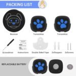 Dog Door Bell for Potty Training, Wireless Dog Doorbell Ring to Go Outside, IP65 Waterproof Touch Buttons, 55 Melodies & 1000 Feet Range - Image 7