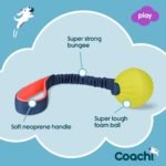 Coachi Tuggi Ball - Interactive Dog Toy for Tug of War & Play - Image 3