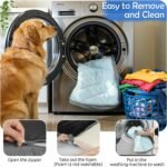 Q-Max>0.4 Cooling Dog Bed, 44" x 32" Cooling Bed for Dog Large, Blue - Image 7