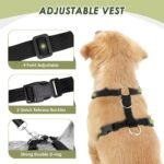 SlowTon Dog Seat Belt and Harness for Car, 2 in 1 Seatbelt Buckle, FU M - Image 4