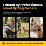 Educator ET-300 Black Mini E Collar for Dog Training with Remote - 1/2 Mile Range, Waterproof, 100 Blunt Stimulation Levels, Tone or Vibration Mode, Night Light Tracking for Small, Medium & Large Dogs - Image 4