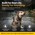 Educator ET-300 Black Mini E Collar for Dog Training with Remote - 1/2 Mile Range, Waterproof, 100 Blunt Stimulation Levels, Tone or Vibration Mode, Night Light Tracking for Small, Medium & Large Dogs - Image 7