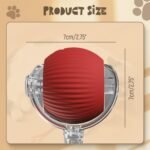 Interactive Cat Toys Balls, 2026 New Dog Toy Interactive Rolling Dog Ball, Motion Activated Cat Balls with 360° Smart Automatic Rolling Moving for Bored Kitten Pet Cats Dogs (Red) - Image 5