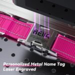 Personalized Reflective Dog Collar with Engraved ID Tag - Image 3