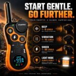 PAWPRO Dog Shock Collar with Remote, US Edition Training Collar, 4-Mile Range, Night Light, Beep, Vibration & 1-99 Shock, Waterproof & Rechargeable, Fits All Dogs, 30-Day Training Guide (1 Collar) - Image 5
