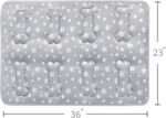 Dog Crate Bed Mat (36" X 23"), Soft Dog Bed Pad Mat with Cute Stars - Image 4