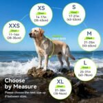 VIVAGLORY Dog Life Vest Rip Stop Dog Swim Vest, M, Bright Green - Image 6