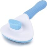 Depets Self Cleaning Slicker Brush, Dog Cat Bunny Pet Grooming Shedding Brush - Easy to Remove Loose Undercoat, Pet Massaging Tool Suitable for Pets with Long or Short Hair - Image 4