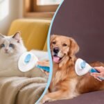 Depets Self Cleaning Slicker Brush, Dog Cat Bunny Pet Grooming Shedding Brush - Easy to Remove Loose Undercoat, Pet Massaging Tool Suitable for Pets with Long or Short Hair - Image 7