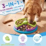 2 Pcs Slow Feeder Dog Bowl Large Interactive Dog Puzzle Feeder - Image 4