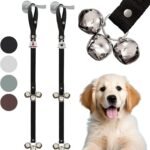 Caldwell’s Pet Supply Co. Dog Potty Bells, Dog Door Bell, Bells To Go Outside, Potty Training Bell, Dogs Doorbell, Dogs Potty Doorbell, Ring To Go Pee, All Breed Puppy Training Tool – Black (Set of 2)