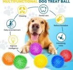 SHARLOVY 3.5” Large Dog Toys Ball, 6 Pack Squeaky Toys, Durable Spiky Ball - Image 3