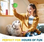SHARLOVY 3.5” Large Dog Toys Ball, 6 Pack Squeaky Toys, Durable Spiky Ball - Image 7