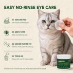Pet Eye Wipes for Dogs & Cats, 100 Count Tear Stain Pads - Image 9