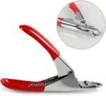 Dog Cat Pets Nail Clippers, Professional Pets Claw Trimmer with Free Nail File, Sharp Stainless Steel Blade, Sturdy Non Slip Handles - for Safe, Professional at Home Grooming - Image 4
