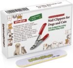 Dog Cat Pets Nail Clippers, Professional Pets Claw Trimmer with Free Nail File, Sharp Stainless Steel Blade, Sturdy Non Slip Handles - for Safe, Professional at Home Grooming - Image 6