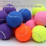 SHYUJAJIE Tennis Ball,20 Pack Practice Balls Bulk,Dog Balls with Mesh Bag - Image 3