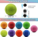 SHYUJAJIE Tennis Ball,20 Pack Practice Balls Bulk,Dog Balls with Mesh Bag - Image 4