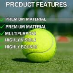 SHYUJAJIE Tennis Ball,20 Pack Practice Balls Bulk,Dog Balls with Mesh Bag - Image 5