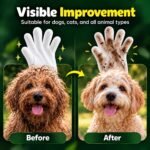 Petazy Pet Glove Wipes for Dogs & Cats - Paws, Ears & Butt Cleaning, 2x25pk - Image 4