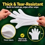 Petazy Pet Glove Wipes for Dogs & Cats - Paws, Ears & Butt Cleaning, 2x25pk - Image 7