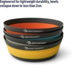 Sea to Summit Frontier Collapsible Bowl, Large, Puffins Bill Orange - Image 5