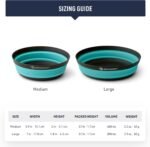 Sea to Summit Frontier Collapsible Bowl, Large, Puffins Bill Orange - Image 6