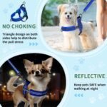 Lukovee Small Dog Harness and Leash Set, No Pull Soft Padded, 4ft Leash, XS - Image 6